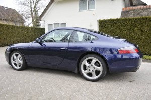 Porsche 996 bleue